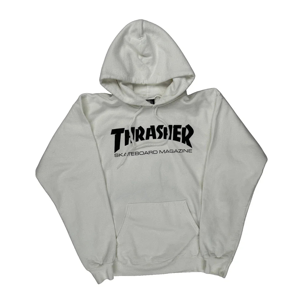 Skateboard Magazine Thrasher Sellout Hoodie - Small White Cotton