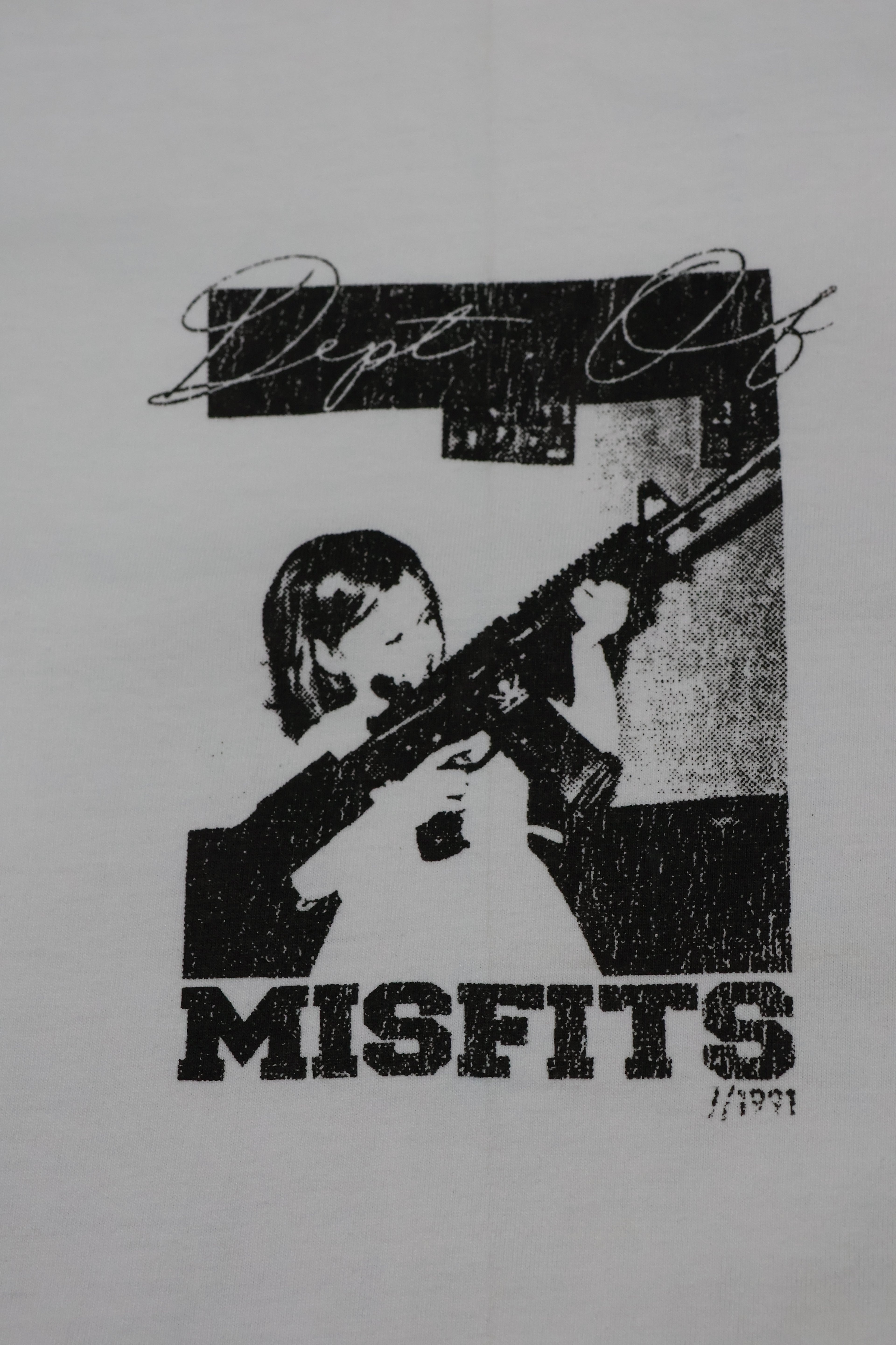 "Dept. of Misfits" Graphic Ringer Tee